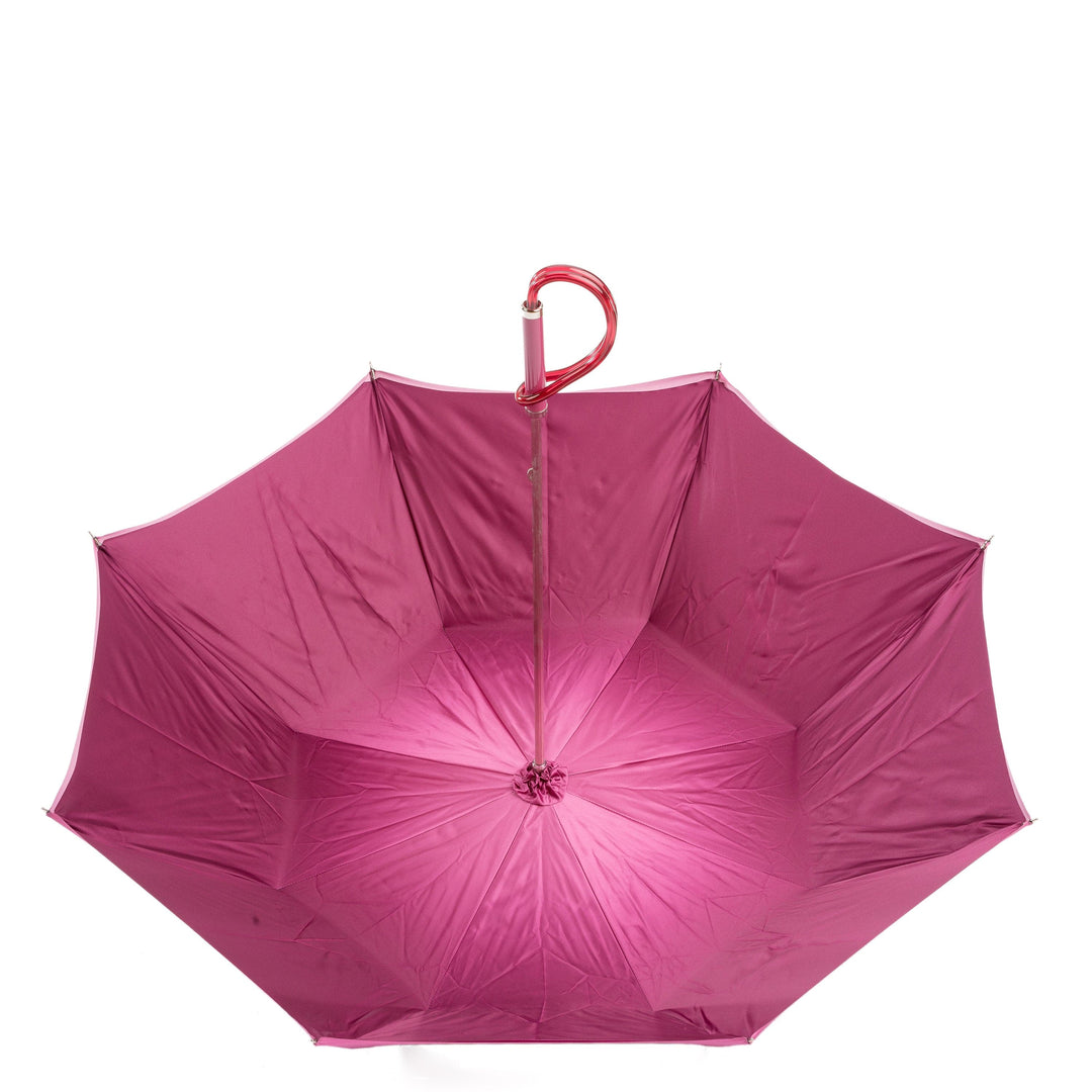 Umbrella SWAROVSKI® Pink with Acetate Handle 05