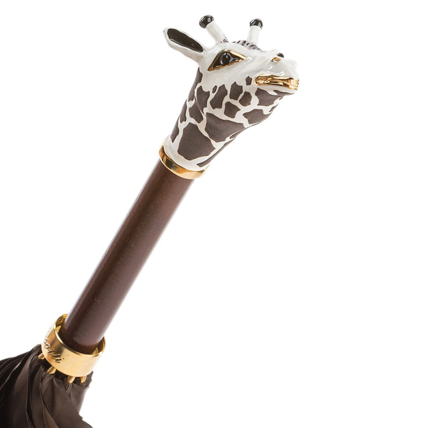 Umbrella LUX GIRAFFE with Enameled Brass Handle 05