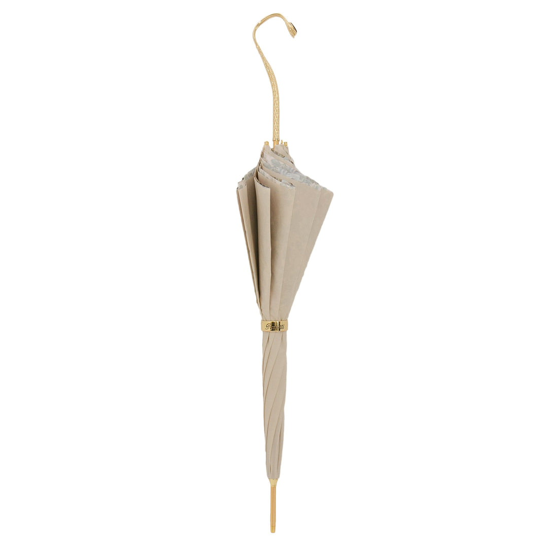 Umbrella ROMANTIC with Jewelled Brass Handle 04
