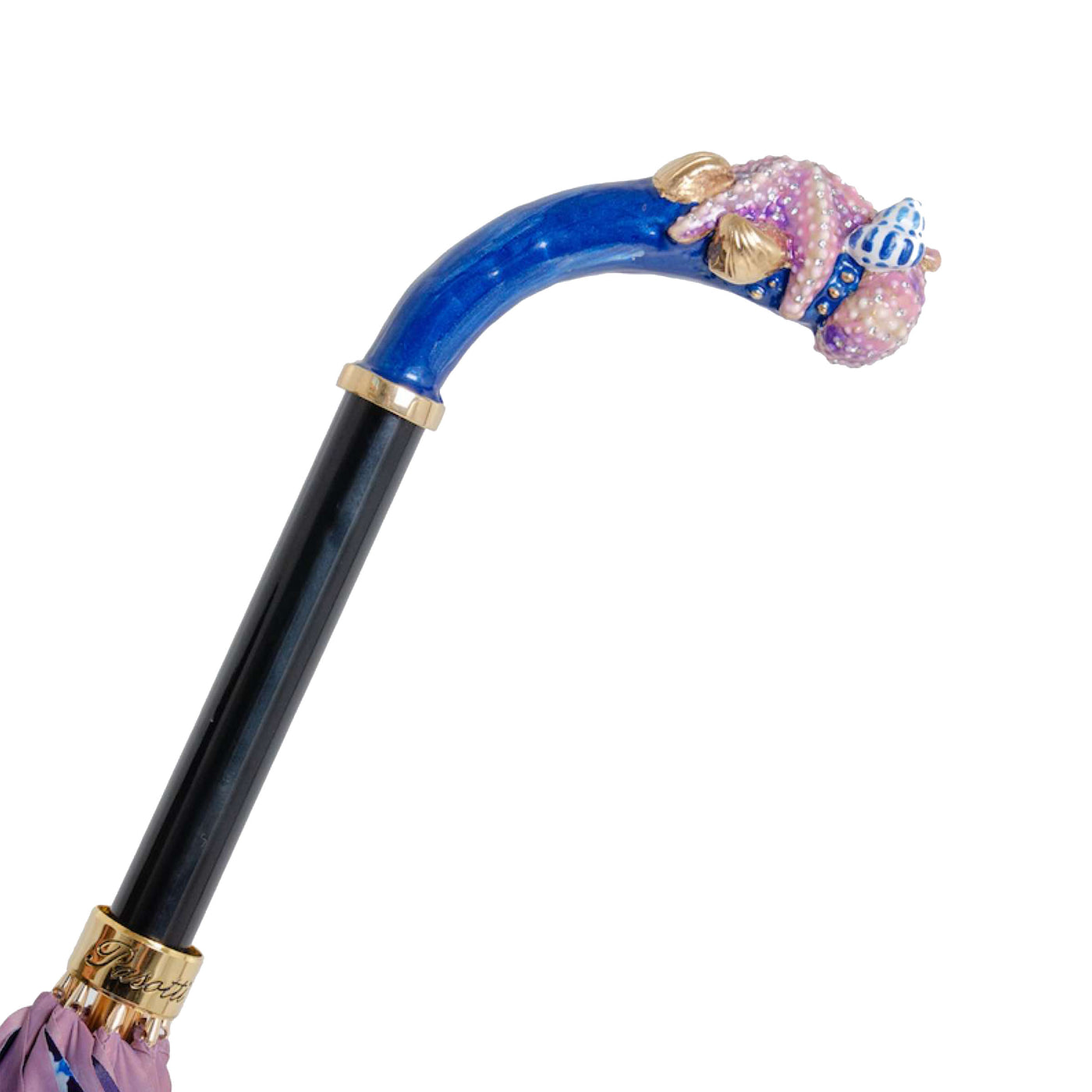 Umbrella STARFISH with Enameled Brass Handle 06