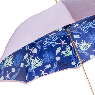 Umbrella STARFISH with Enameled Brass Handle 07