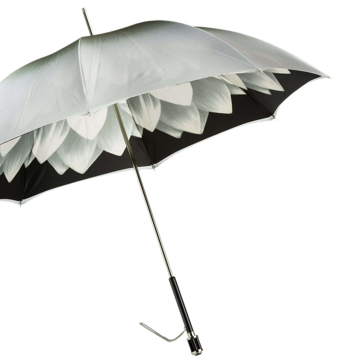 Umbrella DAHLIA Silver with Jewelled Acetate Handle 08