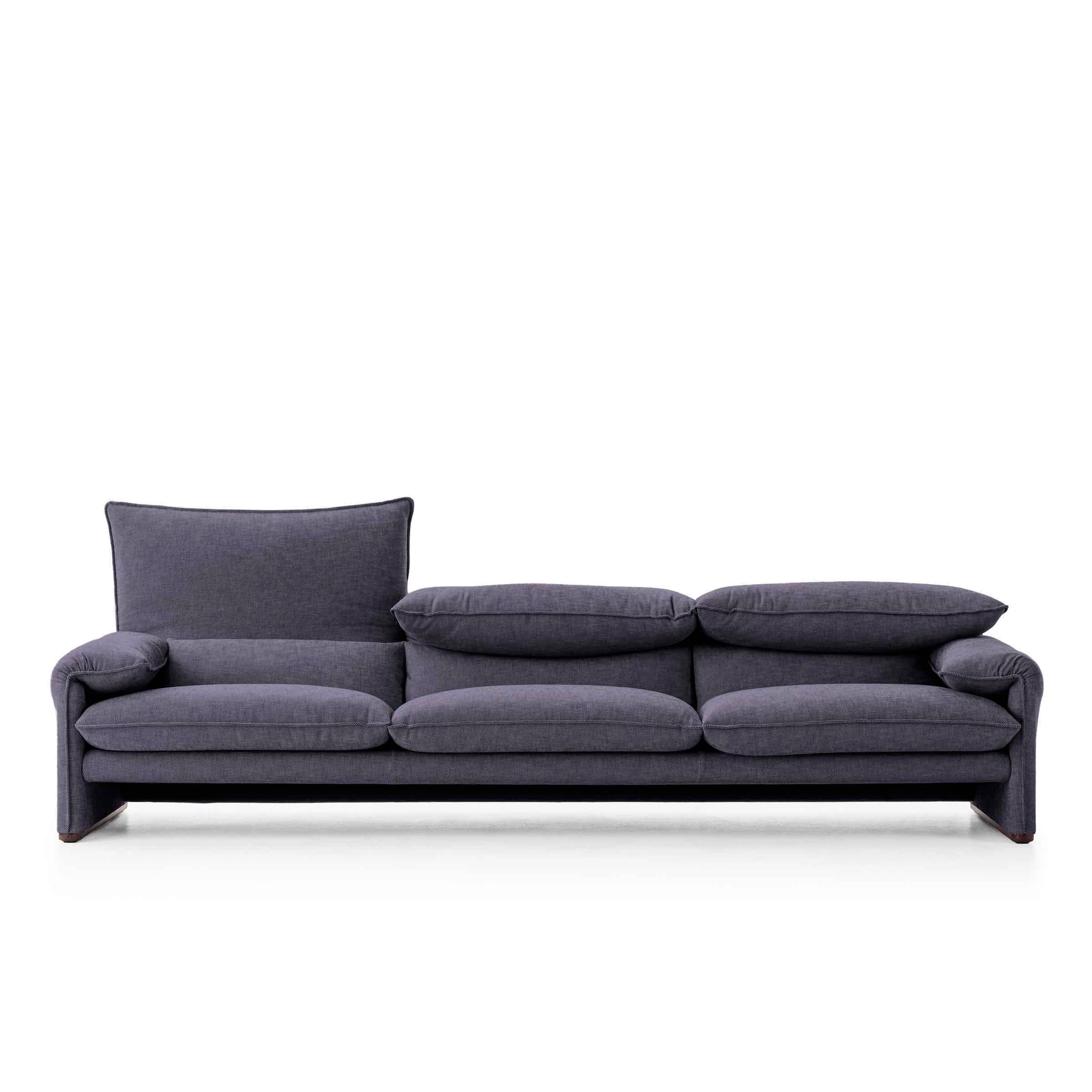 Fabric Three-Seater Sofa MARALUNGA 40 MAXI by Vico Magistretti for