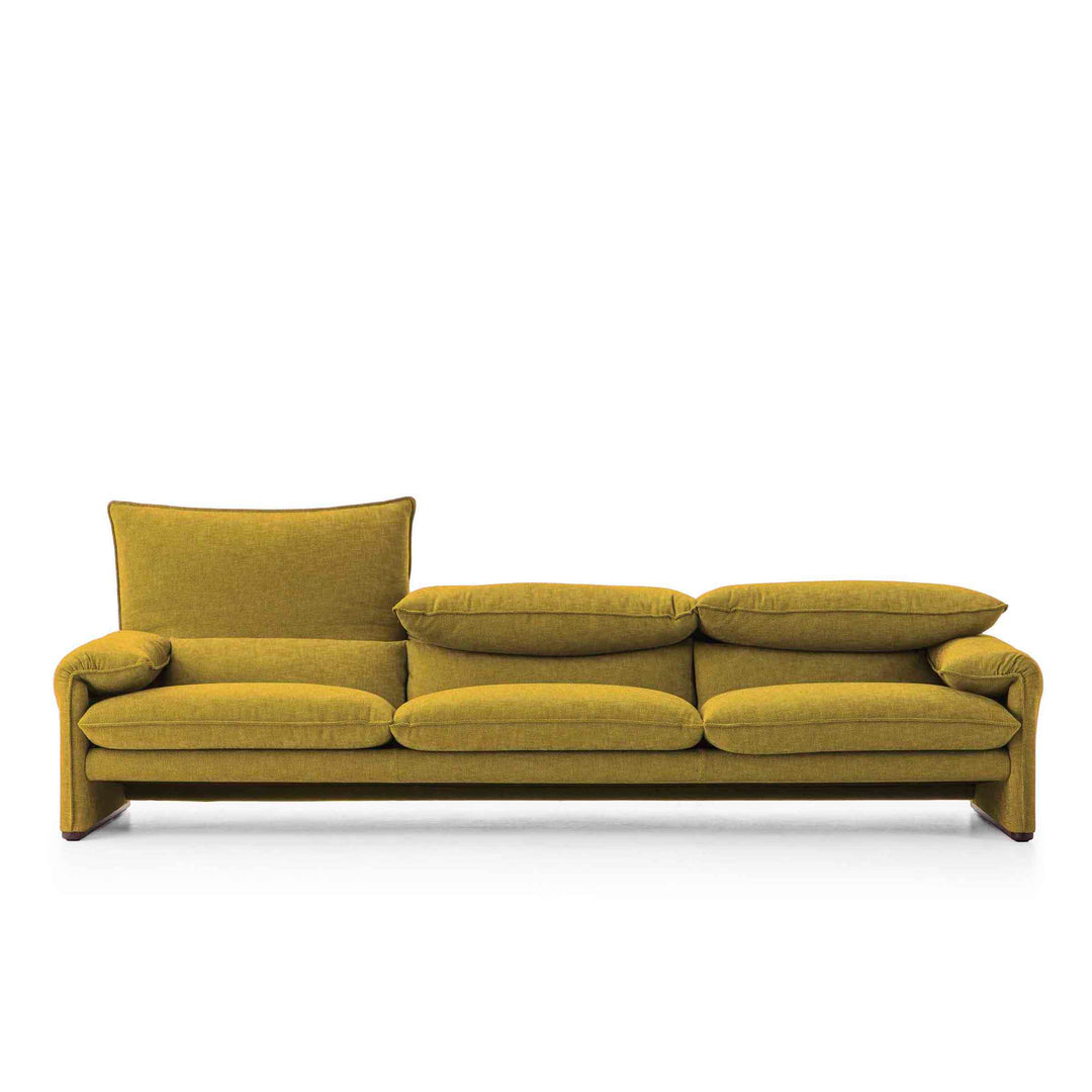 Fabric Three-Seater Sofa MARALUNGA 40 MAXI, designed by Vico Magistretti for Cassina