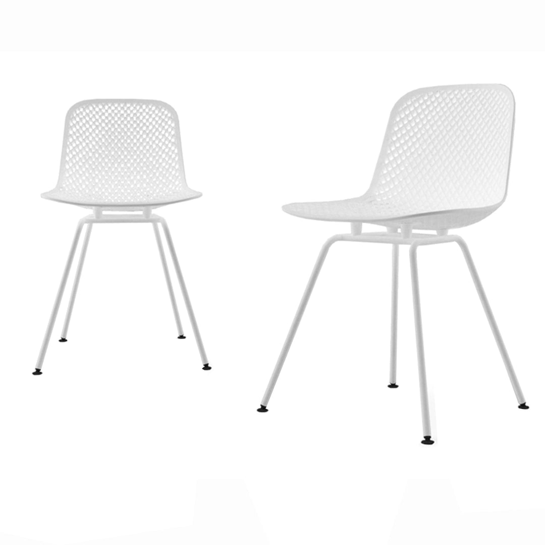 Chair I.S.I. White - Four Legs by Luigi Baroli 02