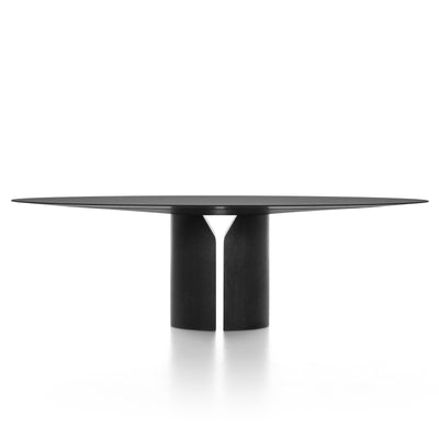 Oval Table NVL TABLE Black by Jean Nouvel Design for MDF Italia 01