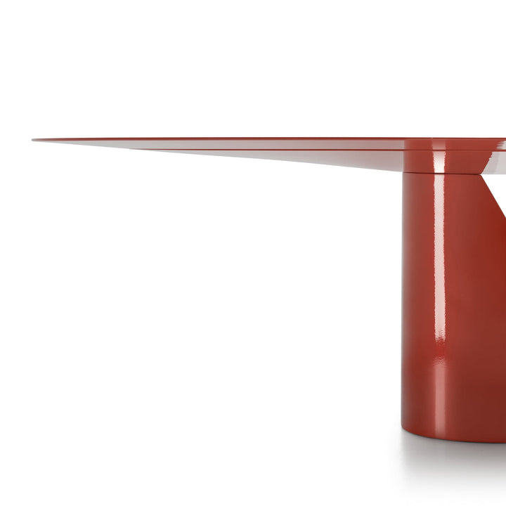 Oval Table NVL TABLE Red by Jean Nouvel Design for MDF Italia 03