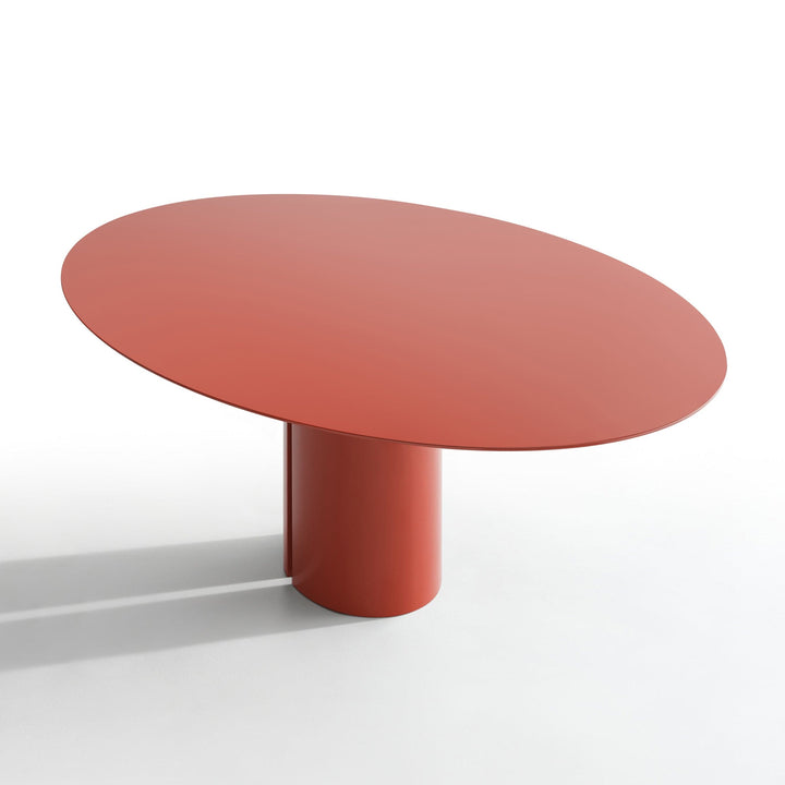 Oval Table NVL TABLE Red by Jean Nouvel Design for MDF Italia 04