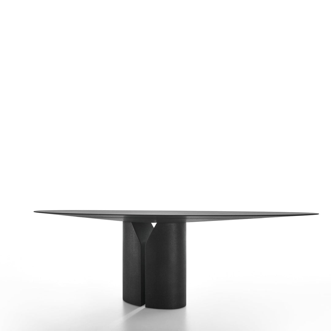 Oval Table NVL TABLE Black by Jean Nouvel Design for MDF Italia 04