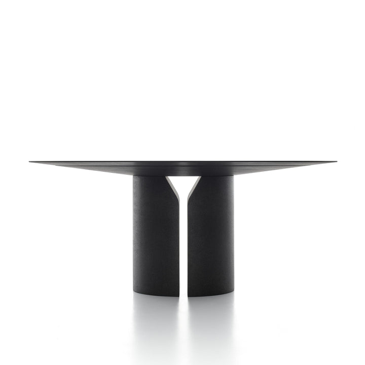 Round Table NVL TABLE Black by Jean Nouvel Design for MDF Italia 04