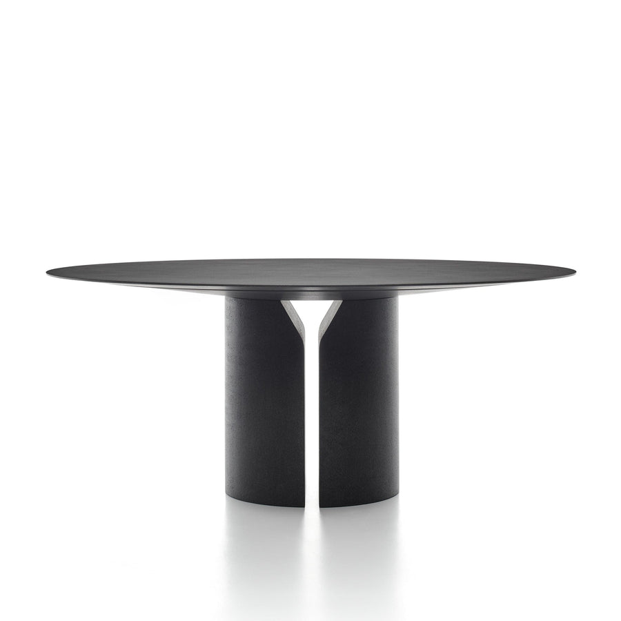 Round Table NVL TABLE Black by Jean Nouvel Design for MDF Italia 01