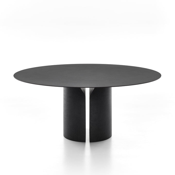 Round Table NVL TABLE Black by Jean Nouvel Design for MDF Italia 05