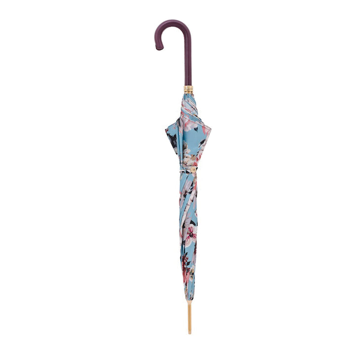 Umbrella FLOWER with Leather Handle 02