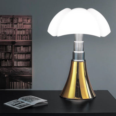 Table and Floor Lamp PIPISTRELLO 66-86 cm by Gae Aulenti 08
