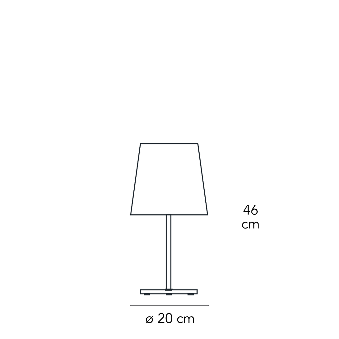 Table Lamp 3247TA Small by FontanaArte Design Lab 04