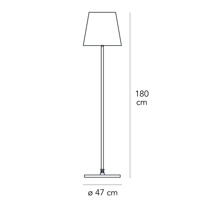 Floor Lamp 3247 Large by FontanaArte Design Lab 05