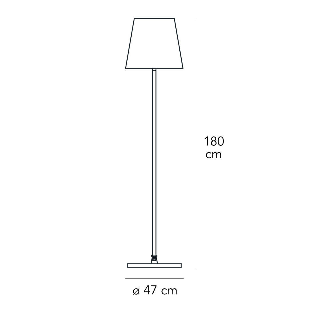 Floor Lamp 3247 Large by FontanaArte Design Lab 05