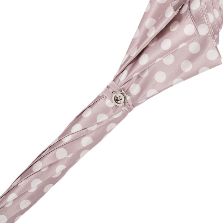 Parasol POLKA DOTS with Leather Handle 05