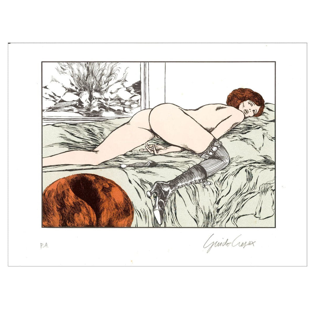 1983 - Color Printing Signed Guido Crepax - Venere in pelliccia 01