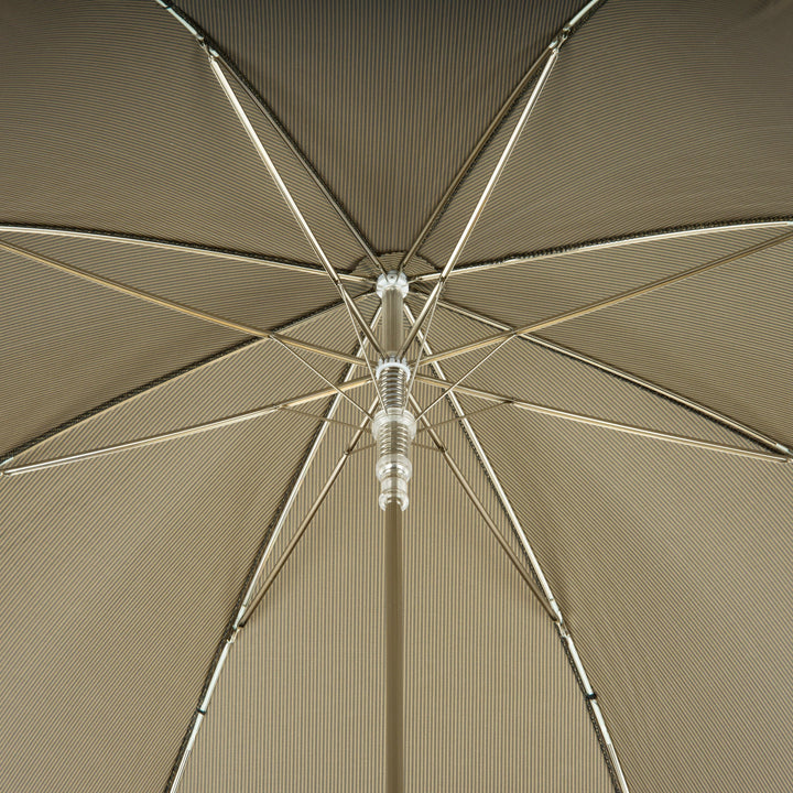 Umbrella BEIGE with Enameled Resin Handle 06