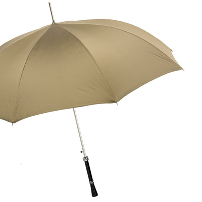 Umbrella BEIGE with Enameled Resin Handle 08