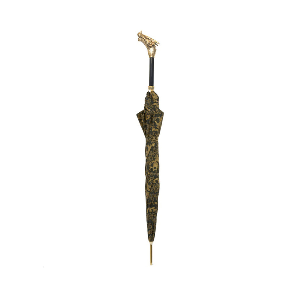 Umbrella GOLDEN DRAGON with Brass Handle 02