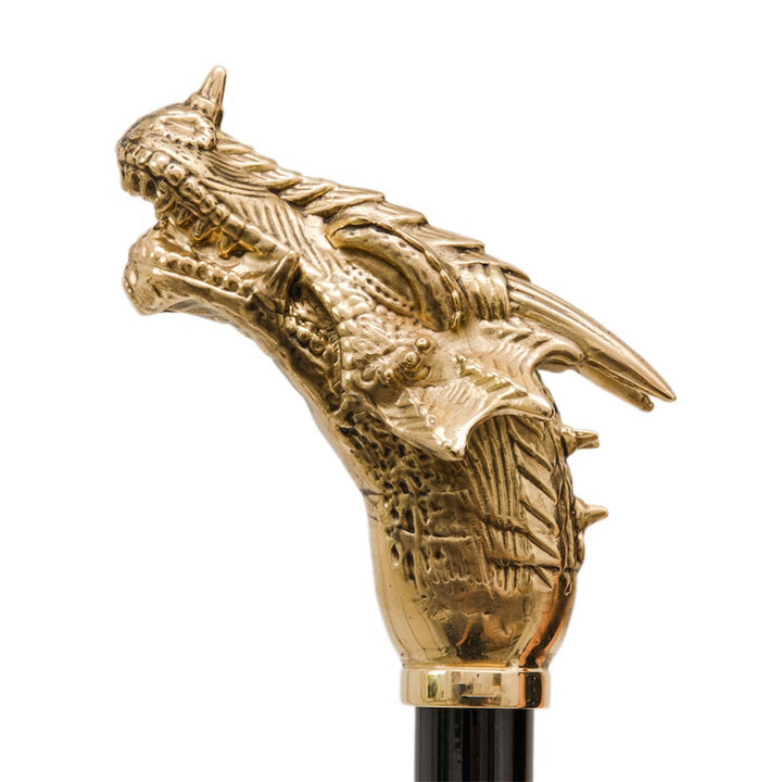 Umbrella GOLDEN DRAGON with Brass Handle 03