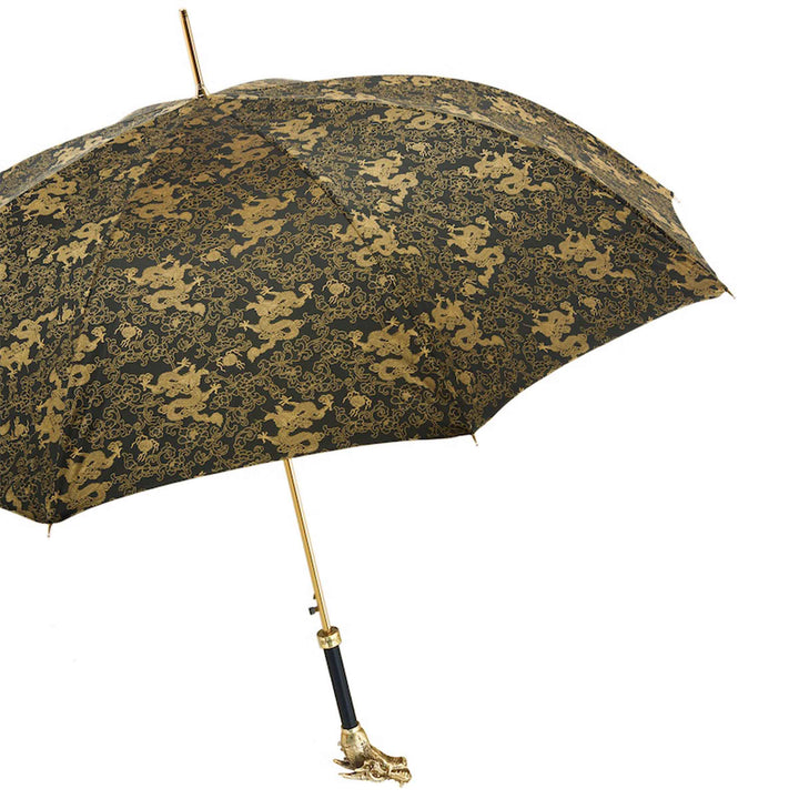 Umbrella GOLDEN DRAGON with Brass Handle 08