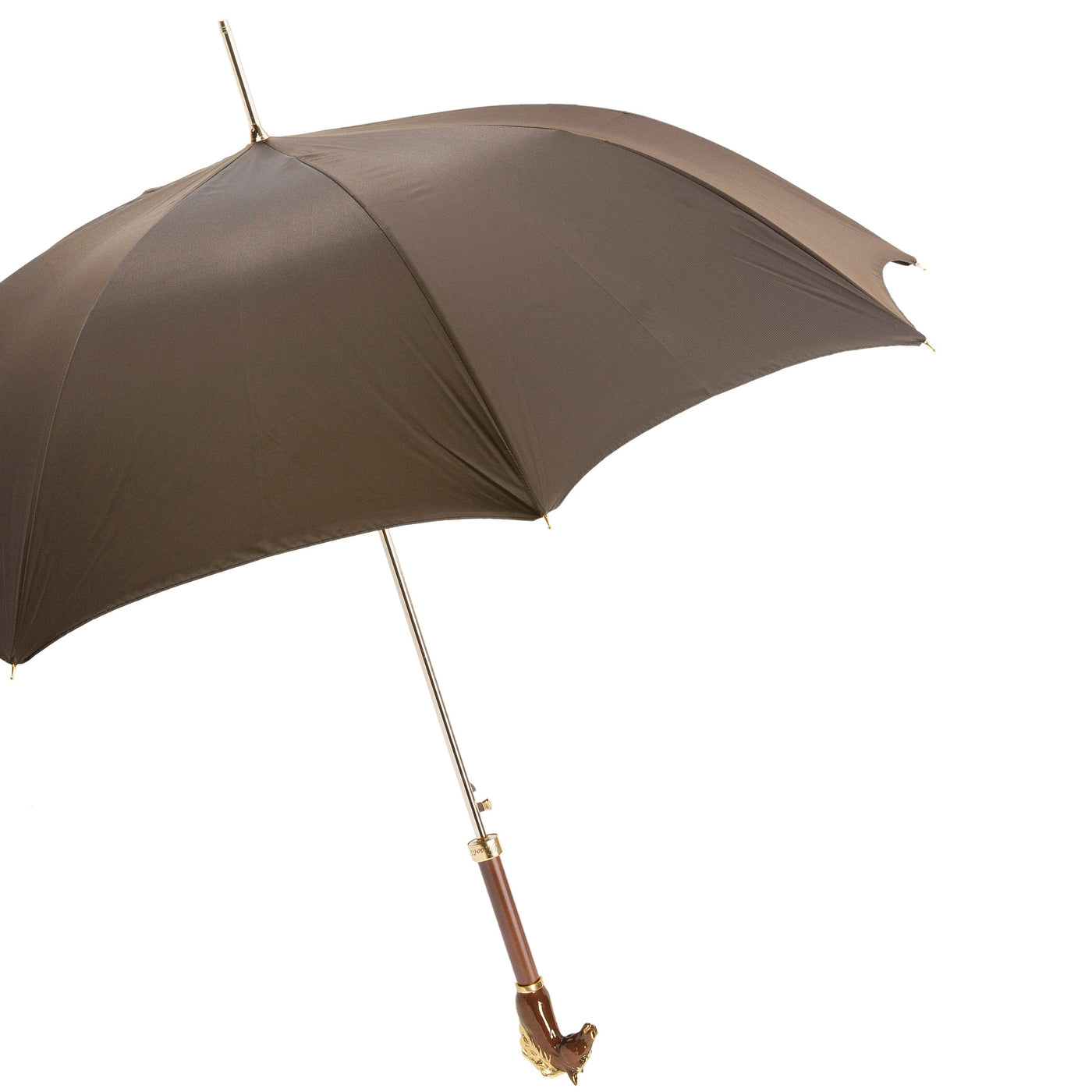 Umbrella BROWN HORSE with Enameled Brass Handle 04
