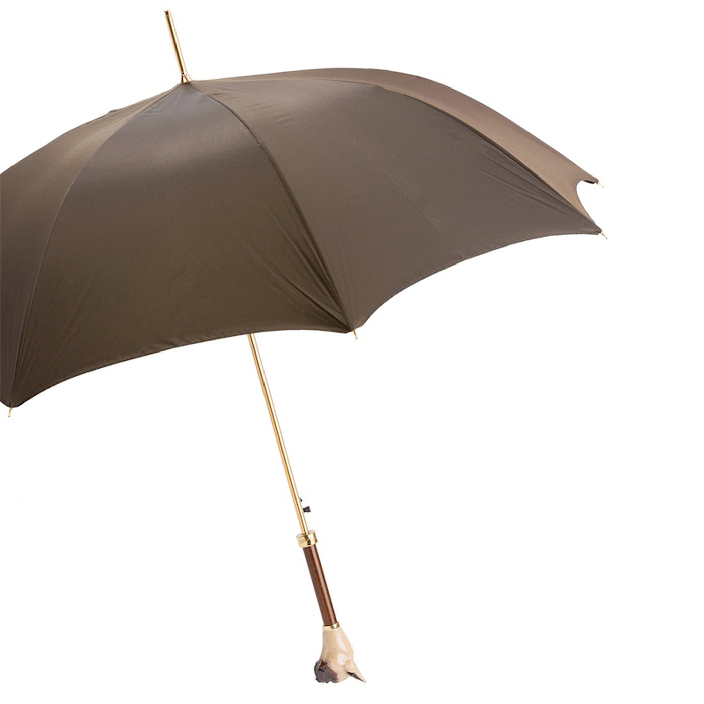 Umbrella FRENCH BULLDOG with Enameled Brass Handle 07