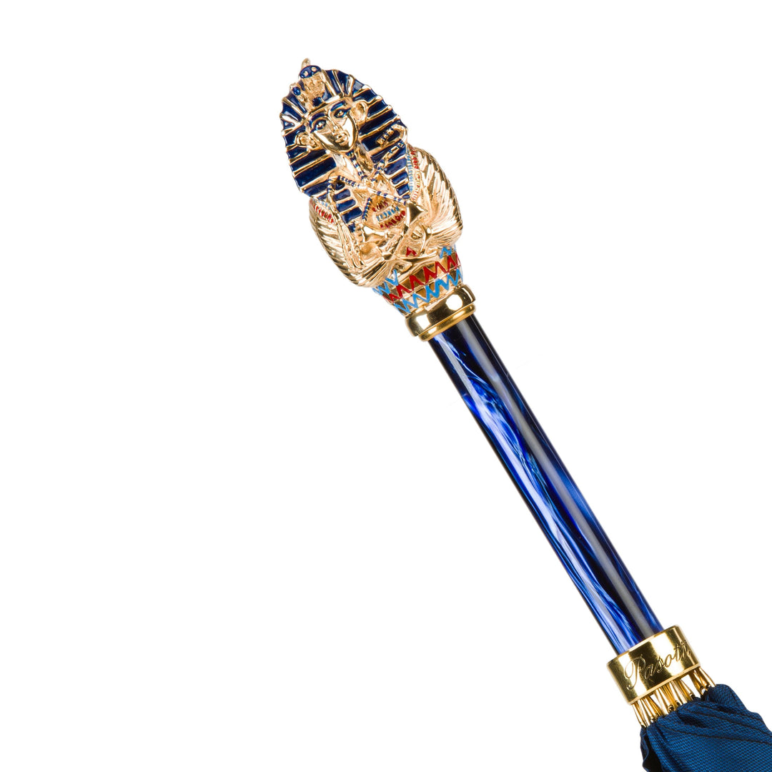 Umbrella TUTANKHAMON with Enameled Brass Handle 07