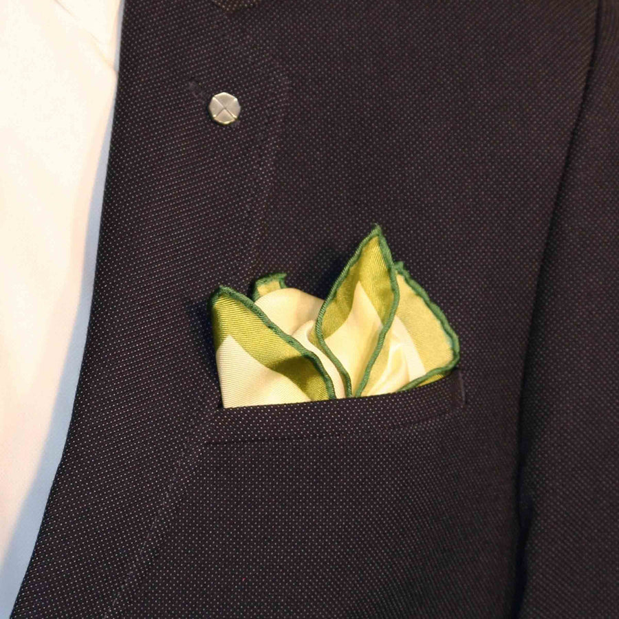 Silk Twill Pocket Square PRIMAVERA by Orequo 01