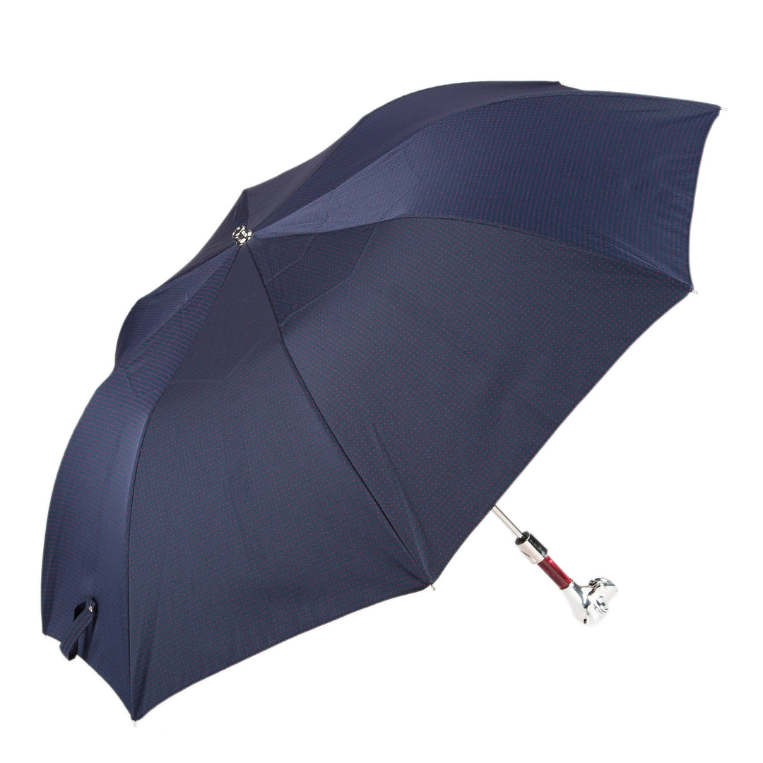 Folding Umbrella LABRADOR with Silver-Plated Resin Handle 04