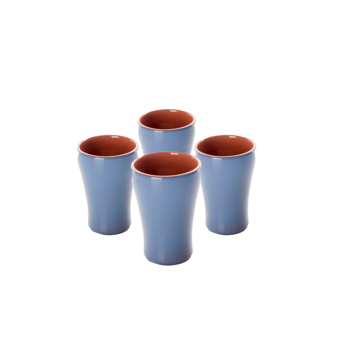 Ceramic Glass OLLA VERITAS Set of Four by MikroDesign 03