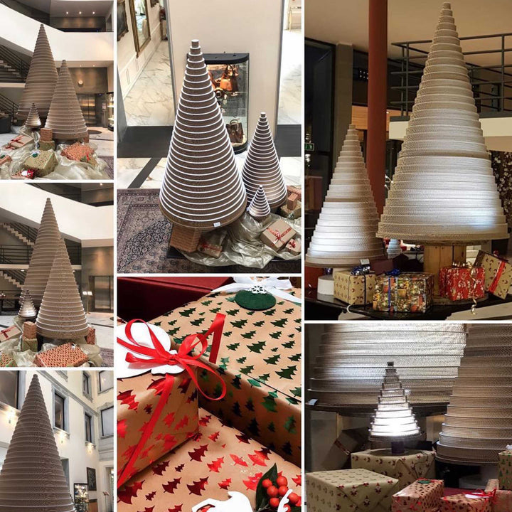 Sustainable 3D Cardboard Christmas Tree 38 010