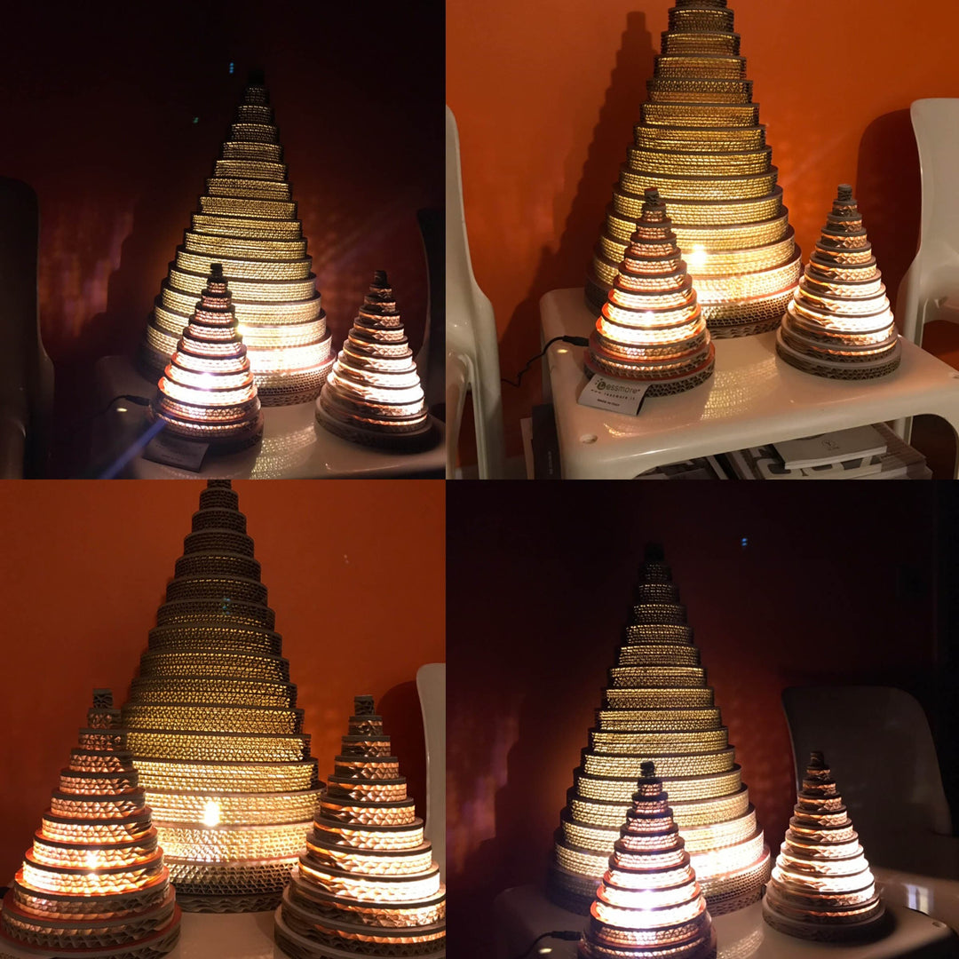 Sustainable 3D Cardboard Christmas Tree 22 08