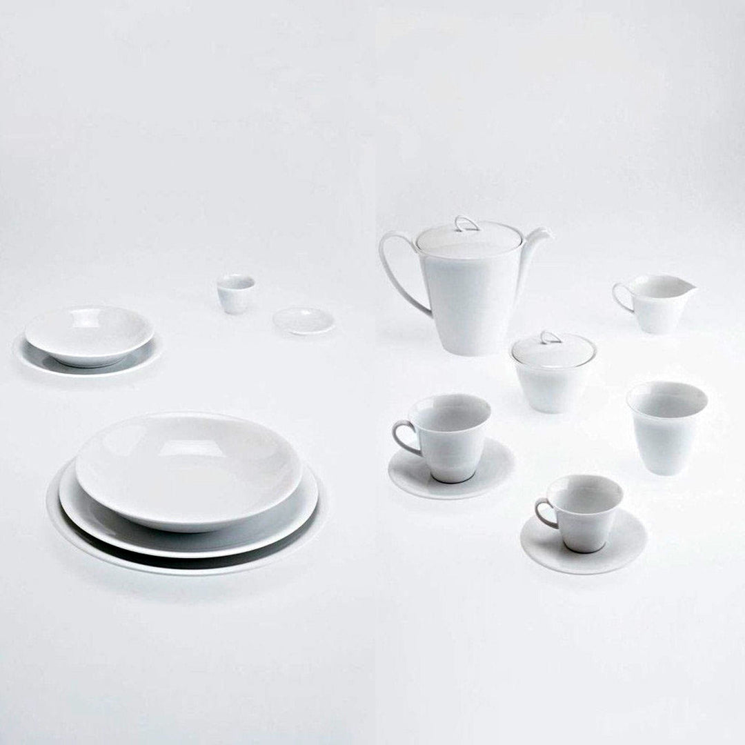 Espresso Cup & Saucer Set of Four THE WHITE SNOW by Antonia Astori for Driade 03