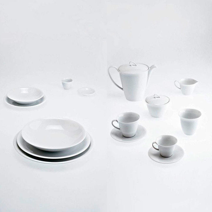 Tea Cup & Saucer Set of Four THE WHITE SNOW by Antonia Astori for Driade 02