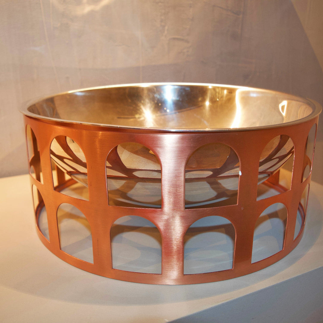 Silver-Plated and Copper Centerpiece COLOSSEUM III by Jaime Hayon for Paola C 05