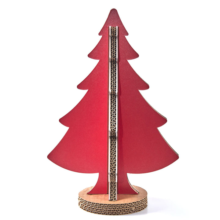 Sustainable 3D Colourful Cardboard Christmas Tree XMAS 45 07