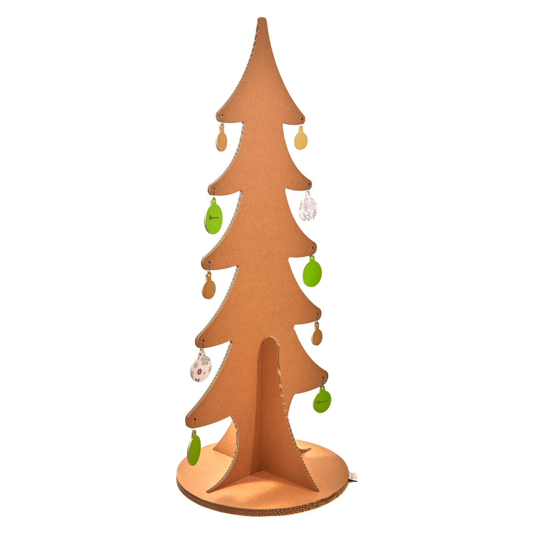 Sustainable One-Sided Cardboard Christmas Tree XMAS 05