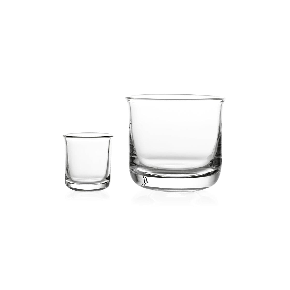 Blown Glass Whiskey Glasses ALDO Set of Six by Aldo Cibic for Paola C 05