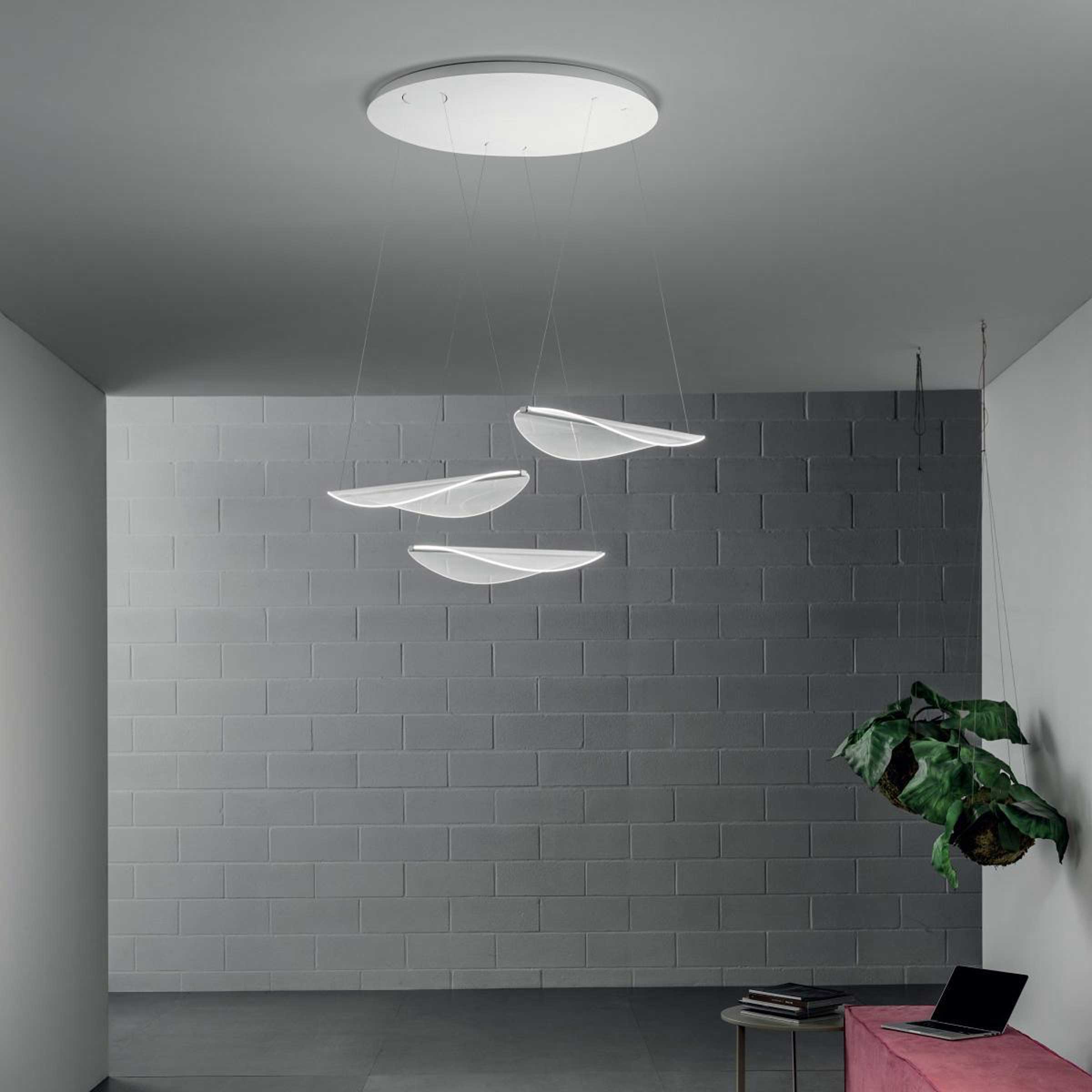 Suspension Lamp DIPHY 3 Modules by Mirco Crosatto for Stilnovo
