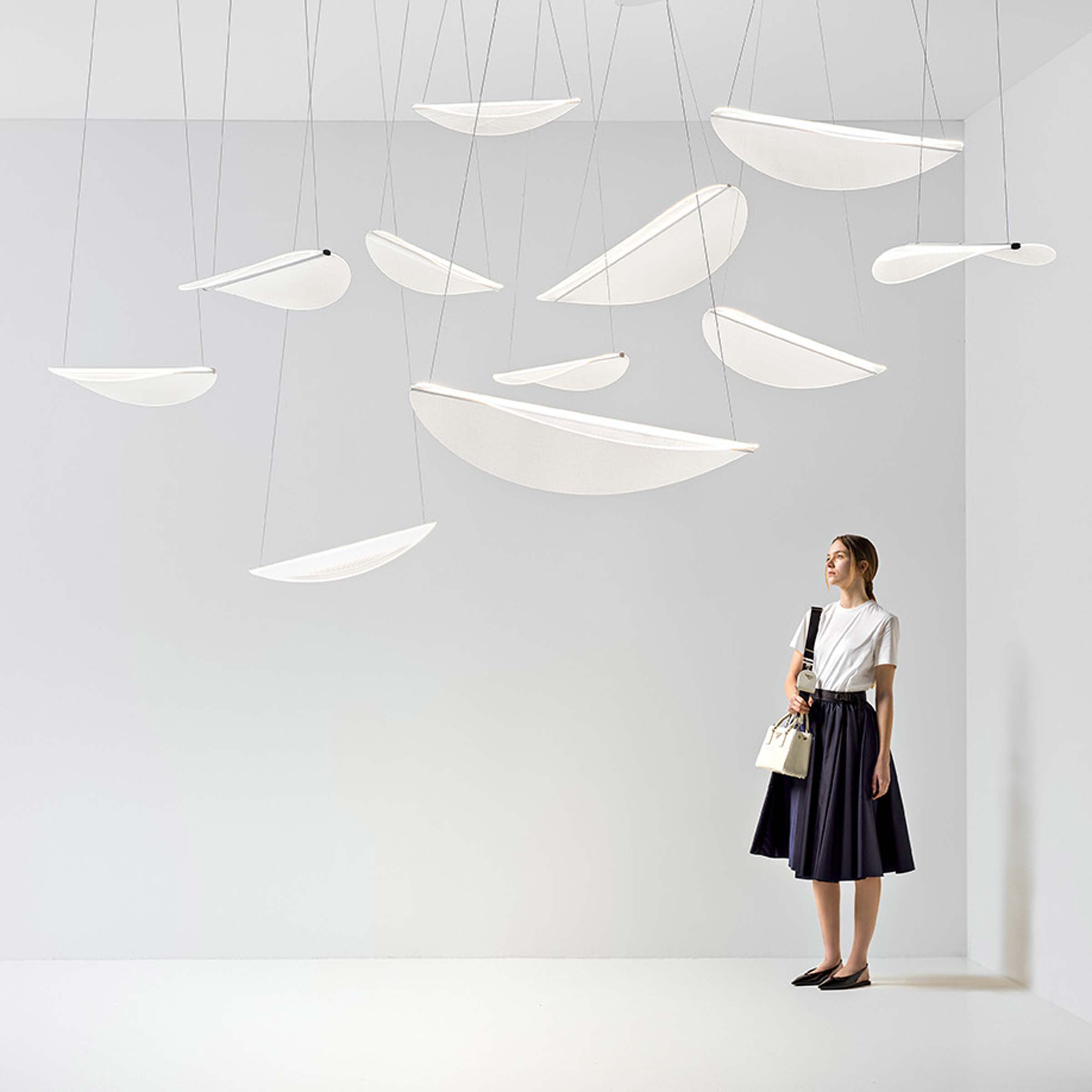 Suspension Lamp DIPHY 3 Modules by Mirco Crosatto for Stilnovo