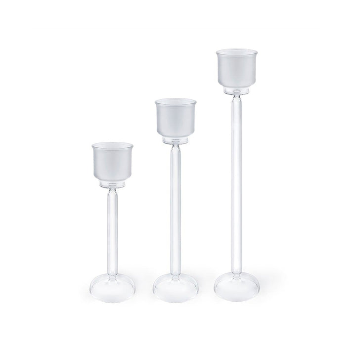 Blown Glass Candle Holder AMBRA by Aldo Cibic for Paola C 03