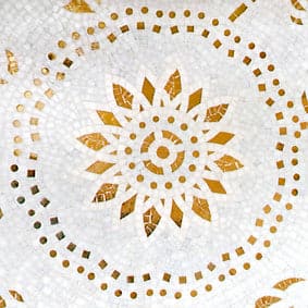 Mosaic Rug ANZIS GOLD by Sicis 02