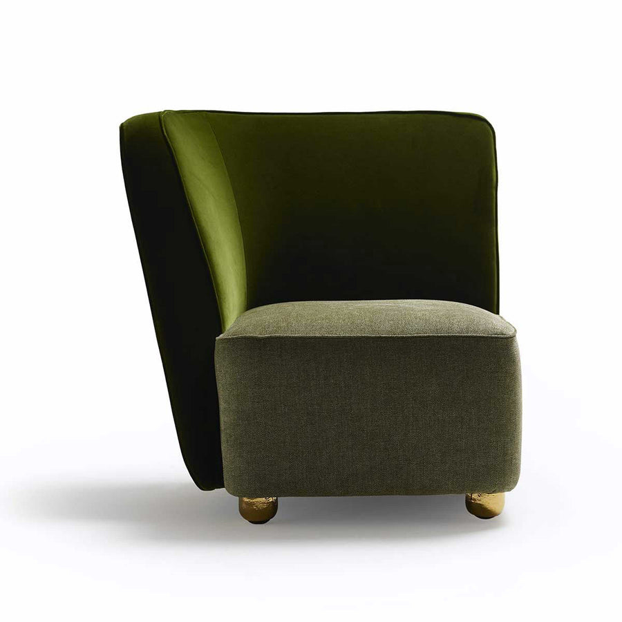 Armchair BAIA Right Side by Piero Angelo Orecchioni 01