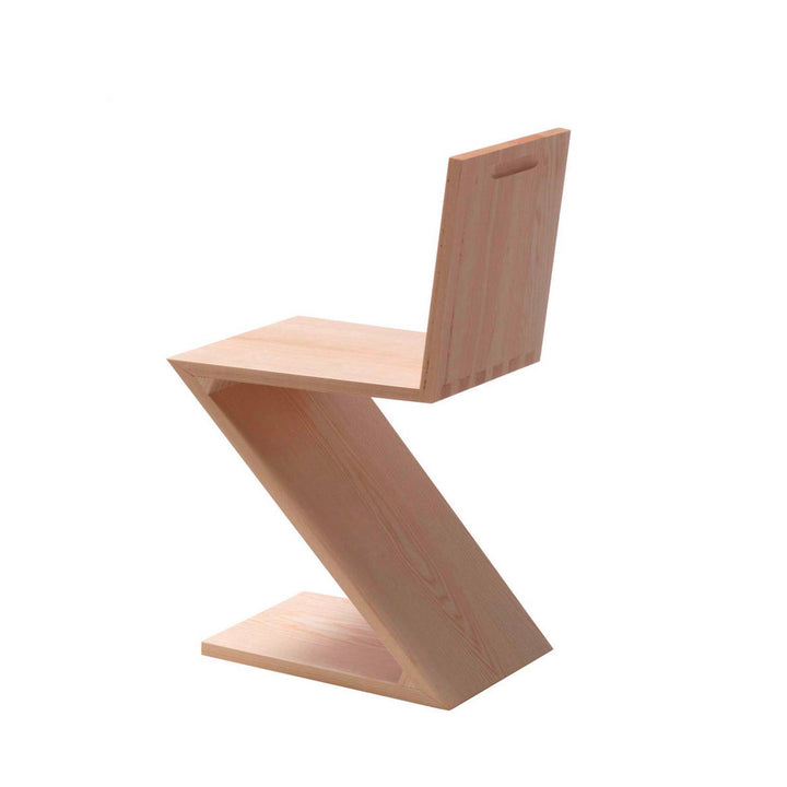 Cantiliver Wood Chair ZIG ZAG, designed by Gerrit T. Rietveld for Cassina 011