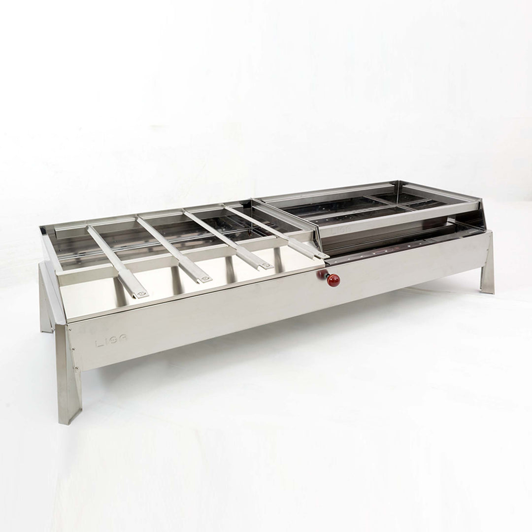 Outdoor Stainless Steel Hot Dog Grill and Barbecue MIAMI by LISA 06