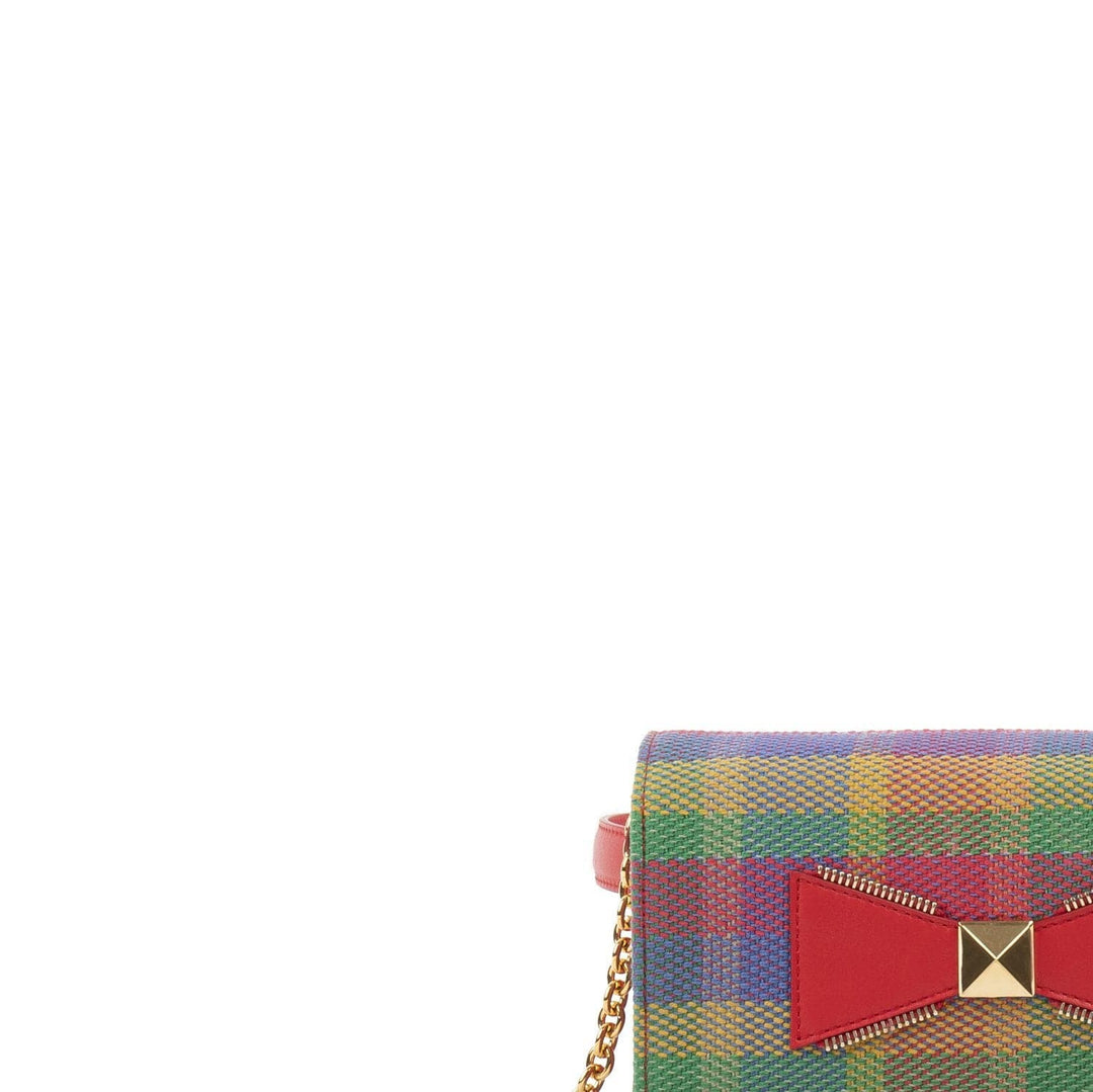 Belt and Clutch Bag KAROL Colourful Tartan by Vanessa Saroni 04